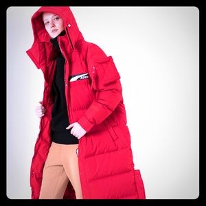 Unisex PUMA x ADER Down Coat - Puma Red